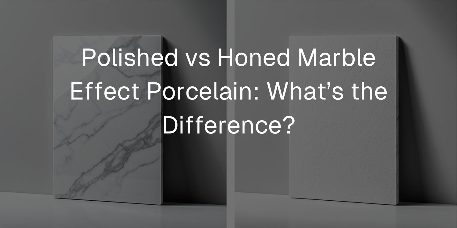 Polished vs Honed Marble Effect Porcelain: What’s the Difference? - Mobilia Stone