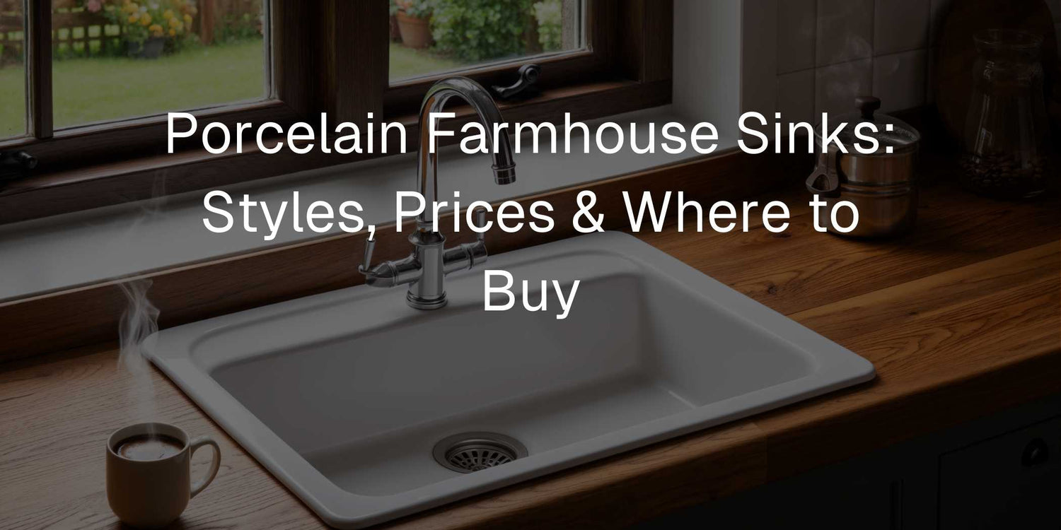 Porcelain Farmhouse Sinks: Styles, Prices & Where to Buy - Mobilia Stone