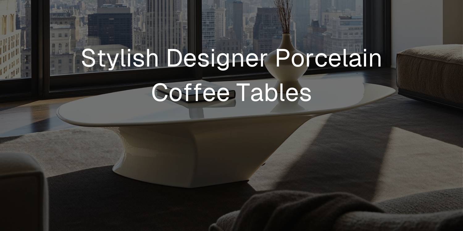 Stylish Designer Porcelain Coffee Tables: Latest Styles for Your Home - Mobilia Stone