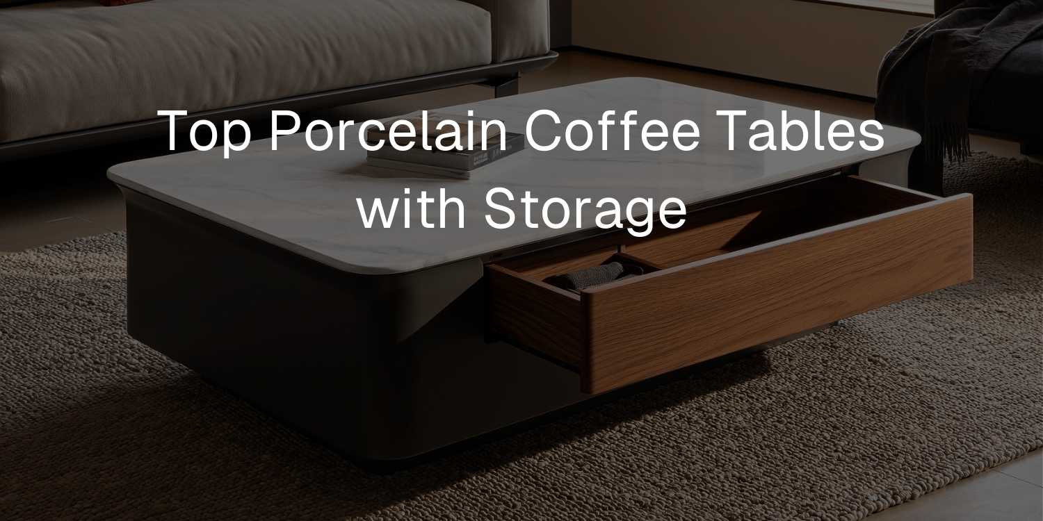 Top Porcelain Coffee Tables with Storage: Stylish &amp; Functional Picks - Mobilia Stone