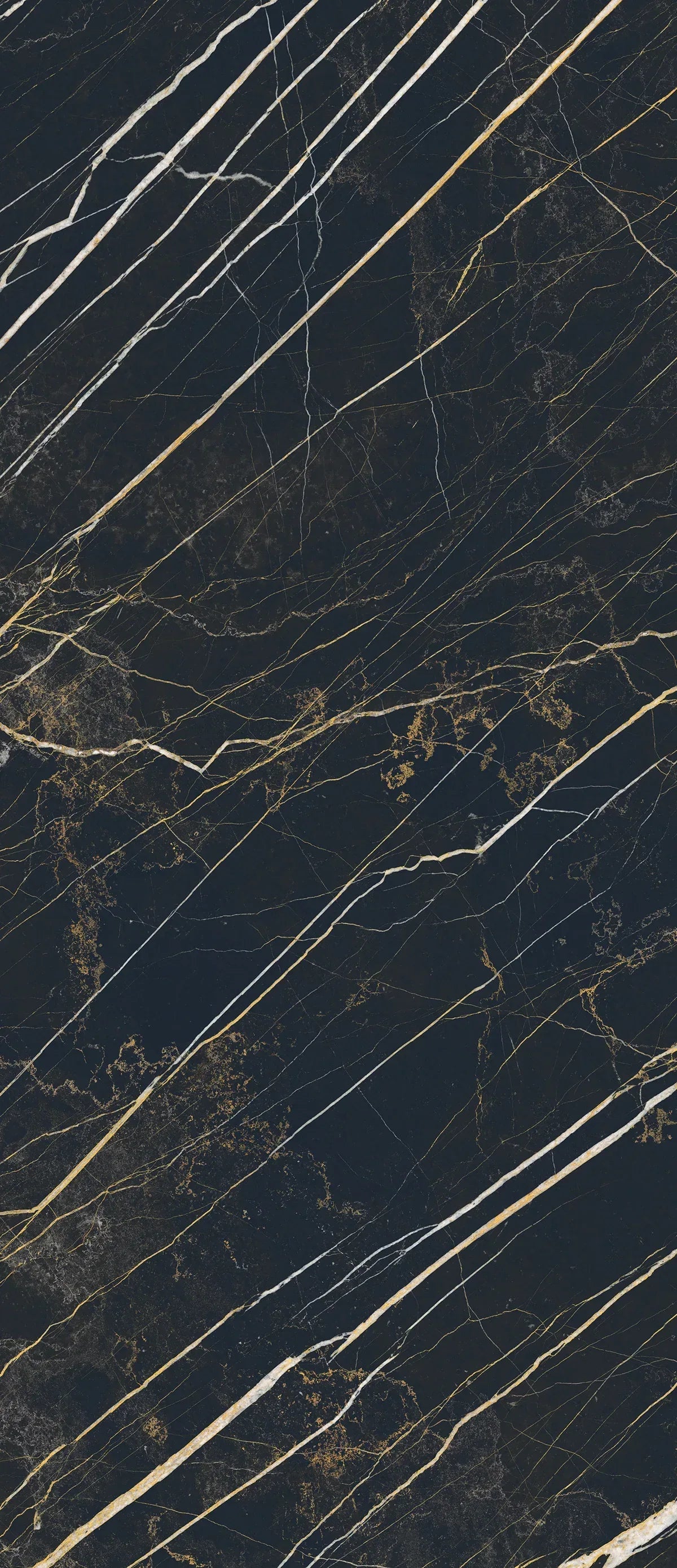 Lago - Venice Black Marble Tile - Mobilia Stone