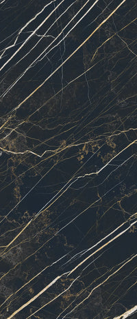 Lago - Venice Black Marble Tile - Mobilia Stone